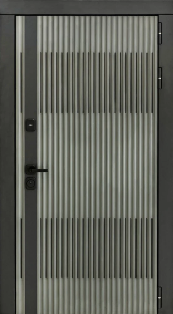 Входная дверь ДвериПРО Элфи ФЛ-700 (10мм, Ясень грей) DPRO227711 внешняя сторона